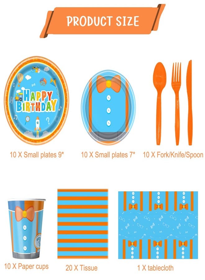 NF orange 81Pcs English Teacher Party Tableware Set English Teacher Party Decoration English Teacher Birthday Party Supplies - Image 2